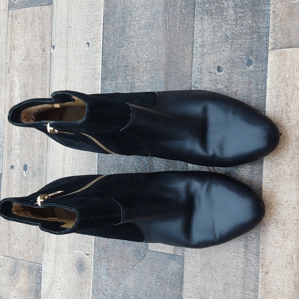 Coach Mystic Leather Wedge Booties sz 8.5 women's - Picture 3 of 16